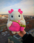 🐇Crochet Bunny in Pink Dress